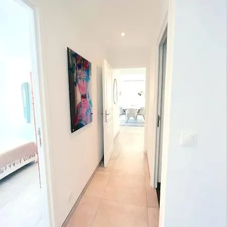 아파트 Centre 80m2 - Terrasse - Parking Gratuit 칸느